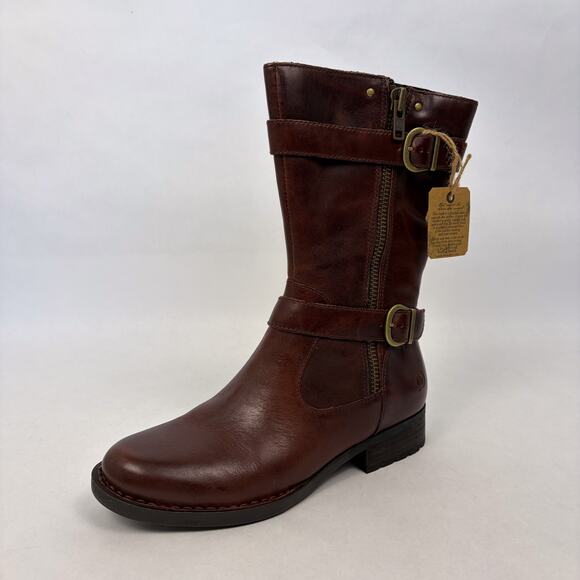Born Shoes - Born Erie Boots in Cognac 8.5